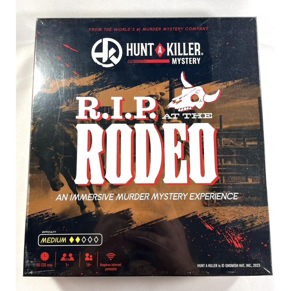 2023 Hunt A Killer Mystery R.I.P. At The Rodeo An Immersive Murder Mystery Game